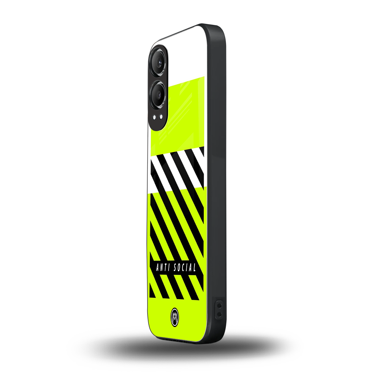 anti social back phone cover | glass case for oneplus nord ce 4 lite