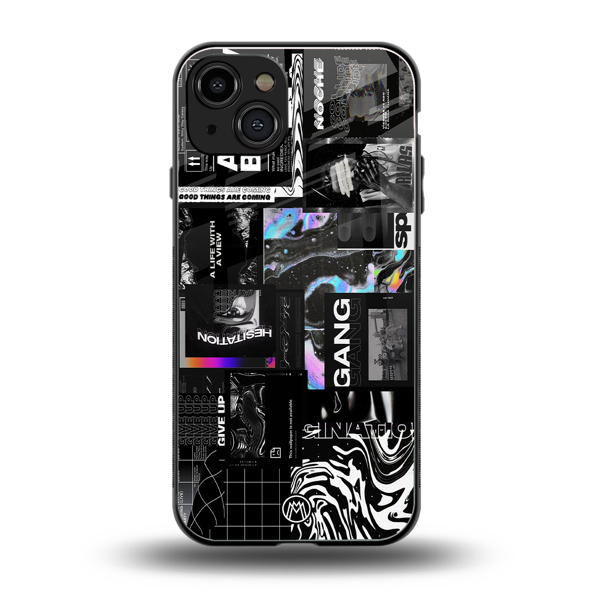 anxiety being back phone cover | glass case for iphone 15