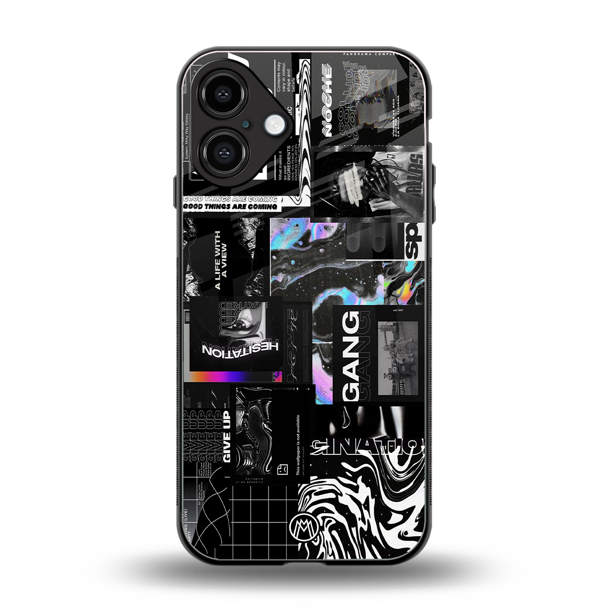 anxiety being back phone cover | glass case for iphone 16 plus
