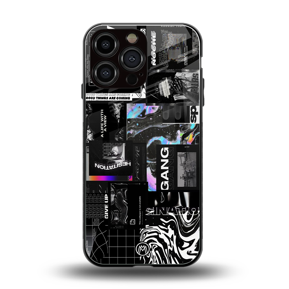 anxiety being back phone cover | glass case for iphone 16 pro max