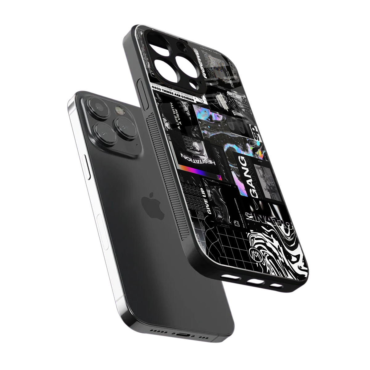 anxiety being back phone cover | glass case for iphone 16 pro max