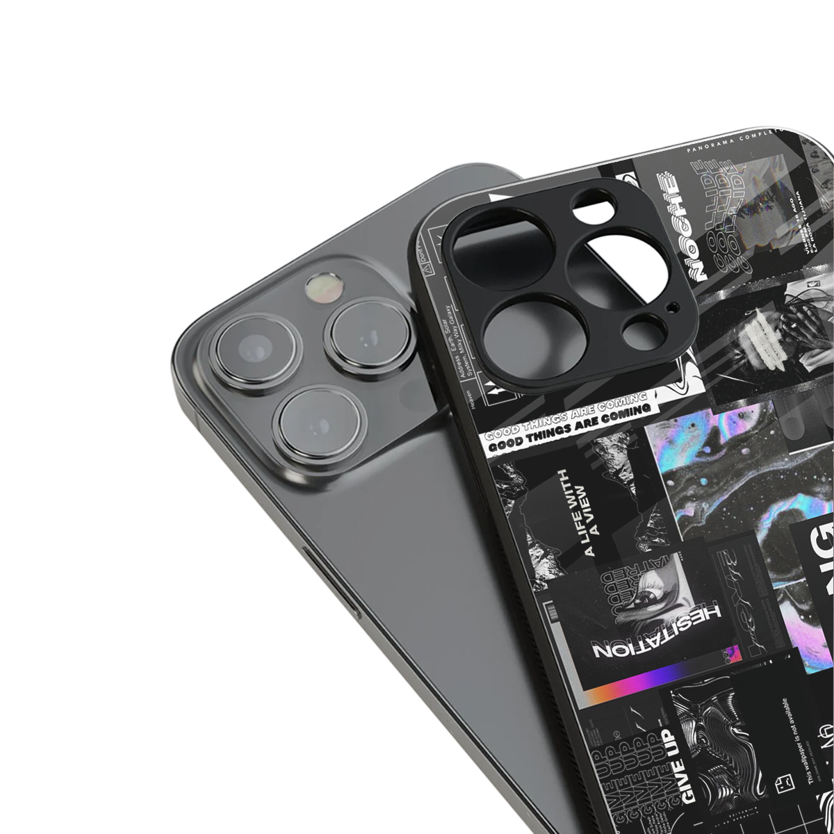 anxiety being back phone cover | glass case for iphone 16 pro max