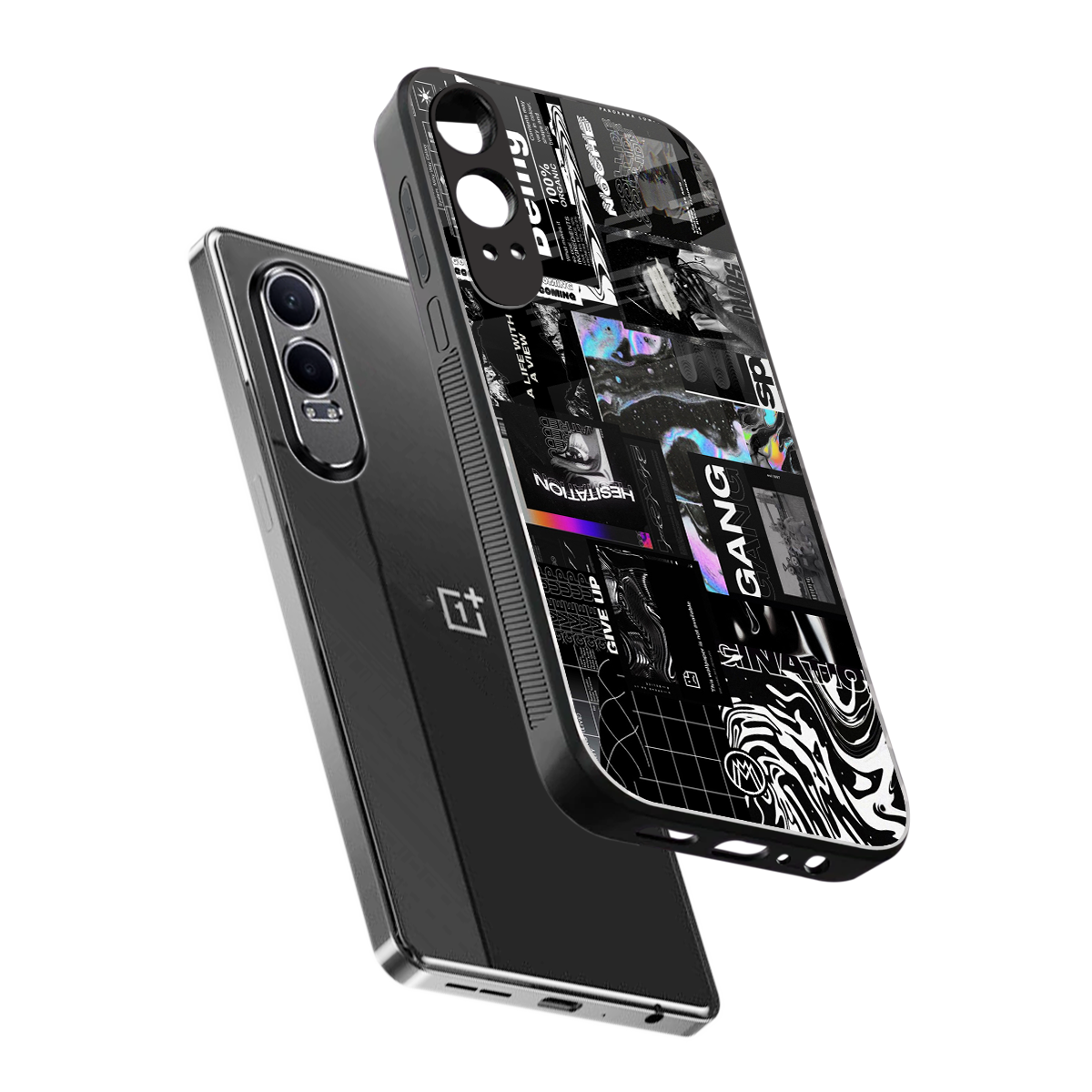 anxiety being back phone cover | glass case for oneplus nord ce 4 lite