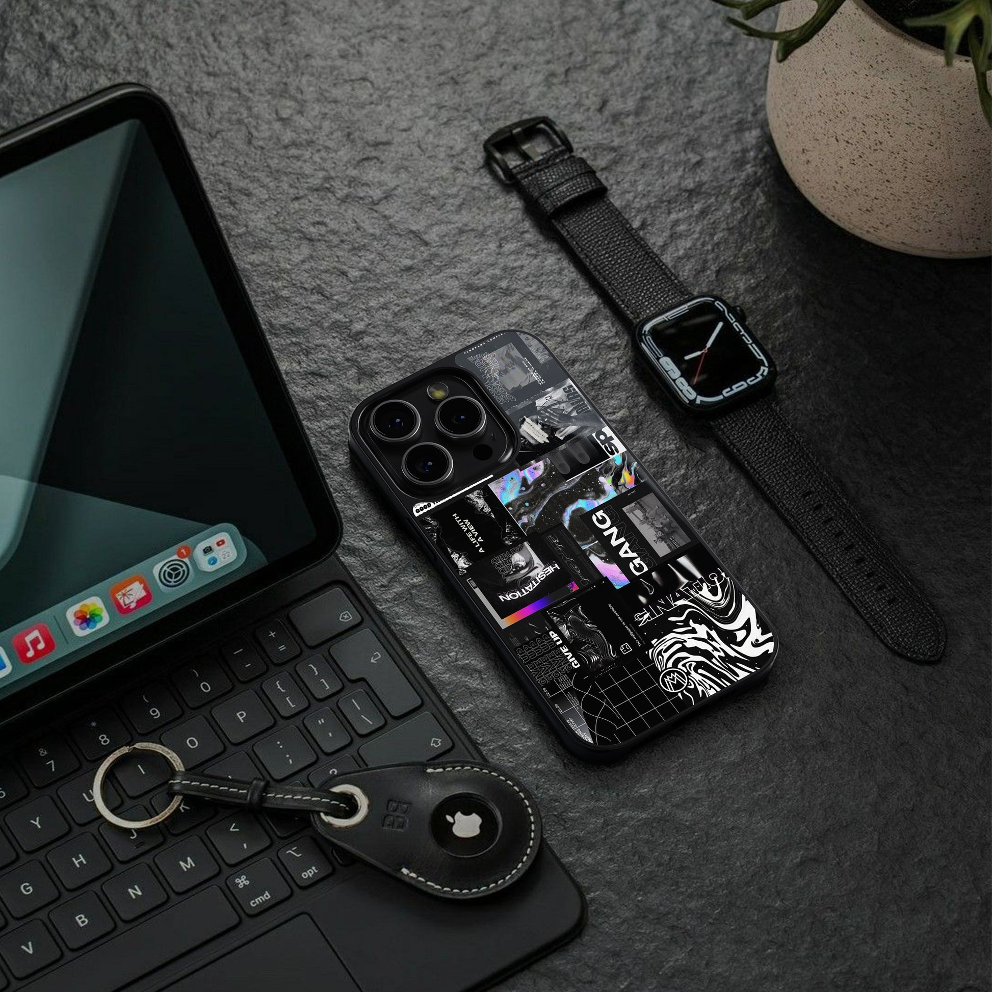 anxiety being back phone cover | glass case for google pixel 9 pro