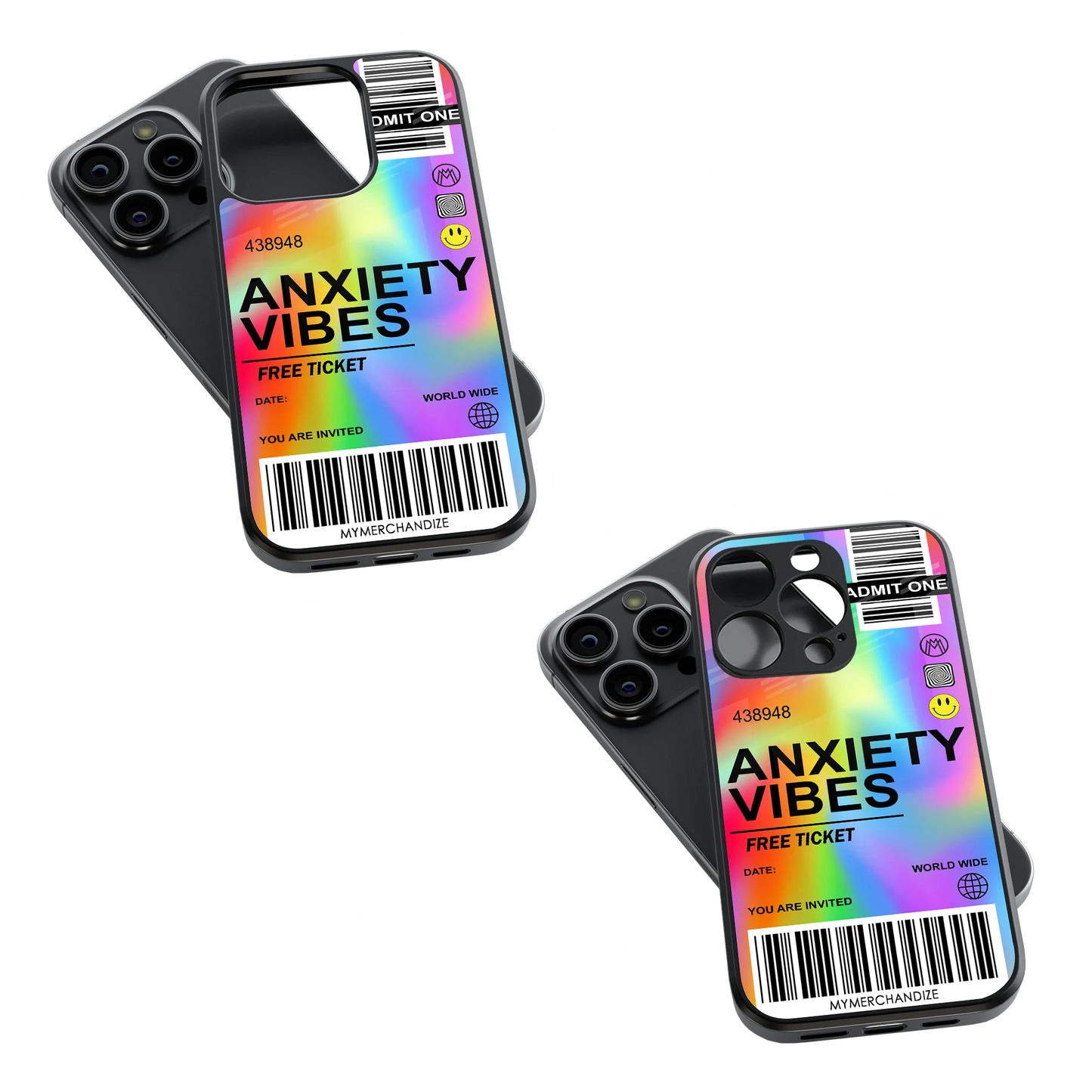 Trendy Glass Back Mobile Case for iPhone, Samsung, Redmi, OnePlus, Google Pixel, Motorola