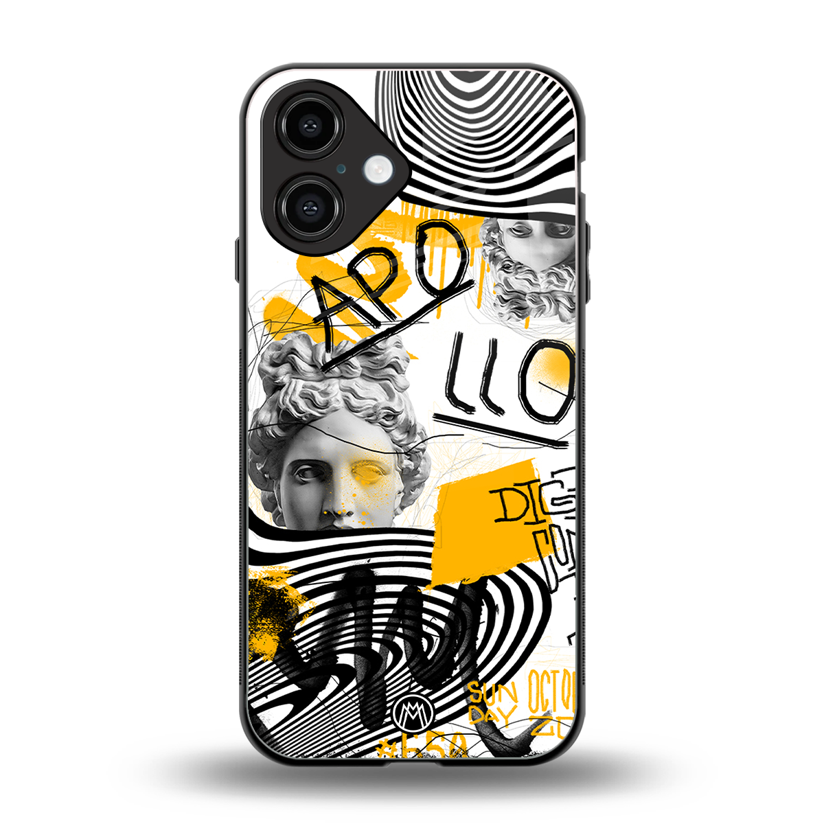 apollo project back phone cover | glass case for iphone 16