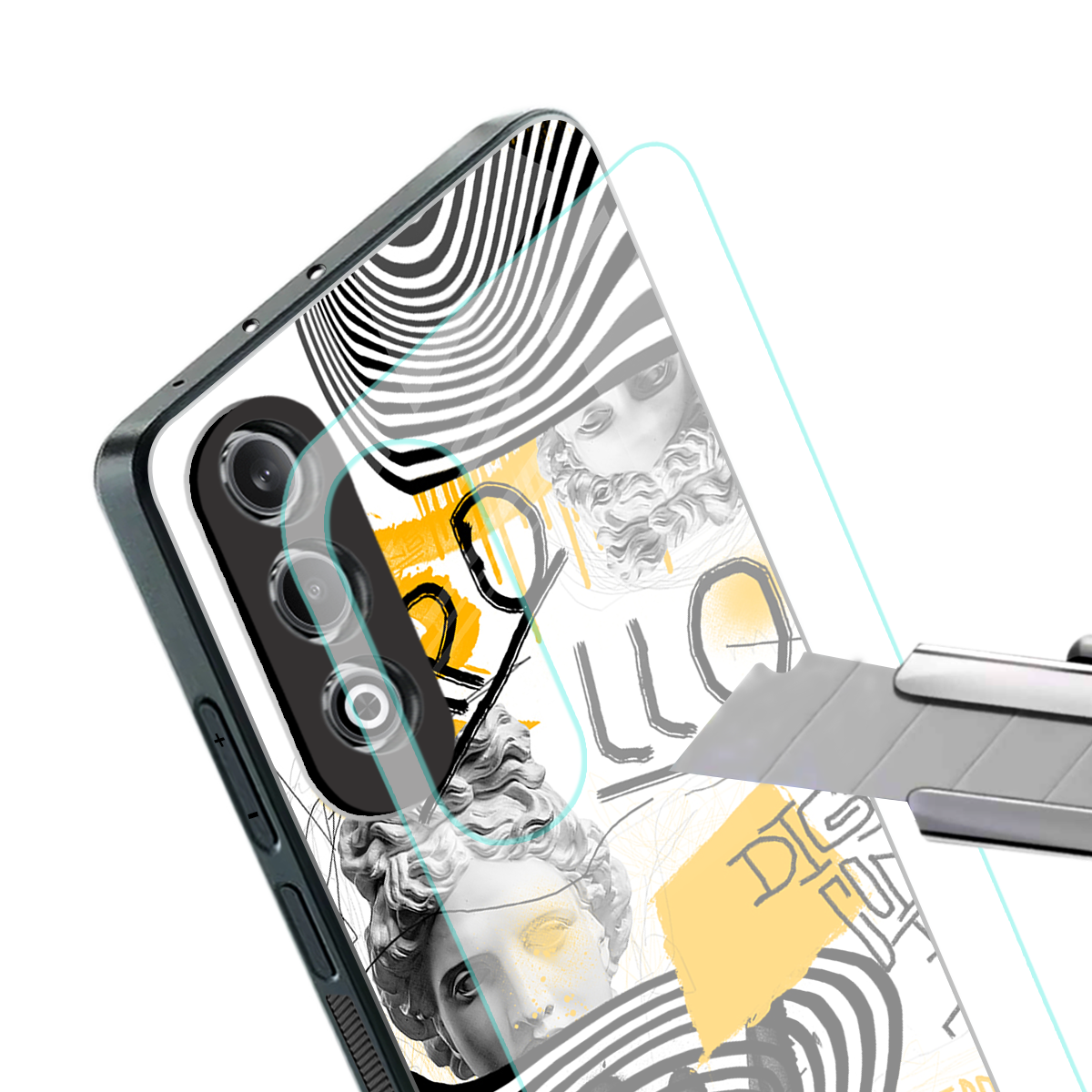 apollo project back phone cover | glass case for oneplus nord ce 4