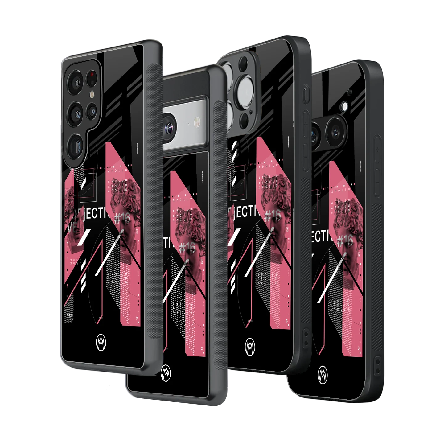 Stylish Glass Back Case for All Smartphones โ iPhone, Samsung, OnePlus, Pixel, Redmi, Oppo, Vivo, Motorola