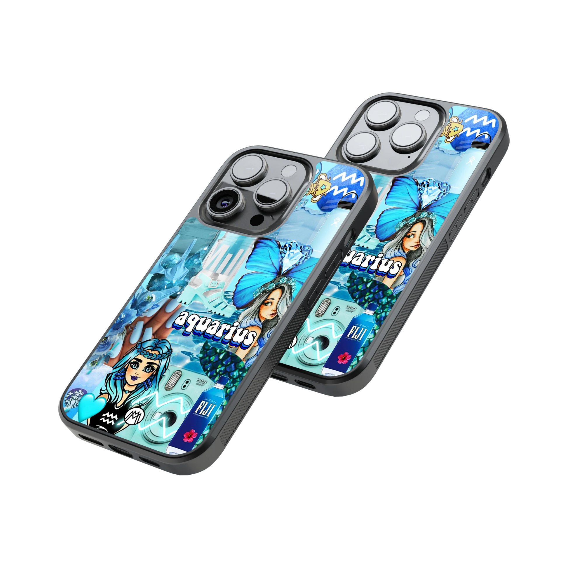 Protective Glass Back Phone Case Compatible with iPhone, Samsung, OnePlus, Pixel & More