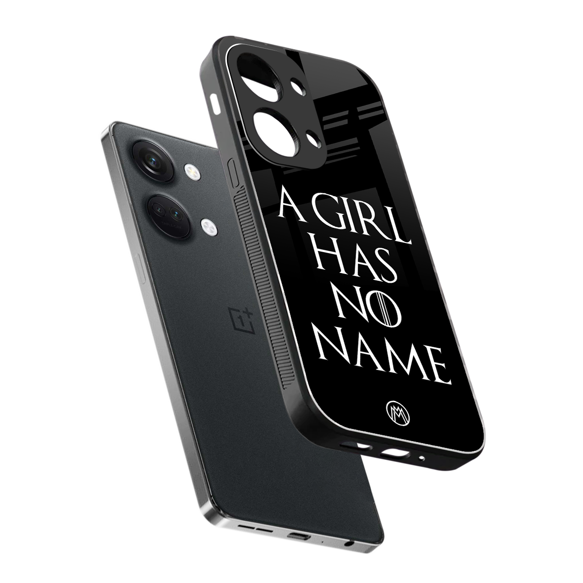 arya stark back phone cover | glass case for oneplus nord 3