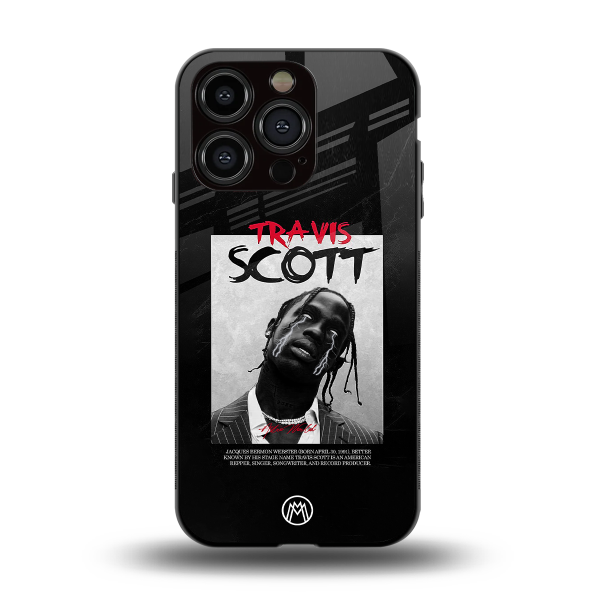 astro world back phone cover | glass case for iphone 14 pro