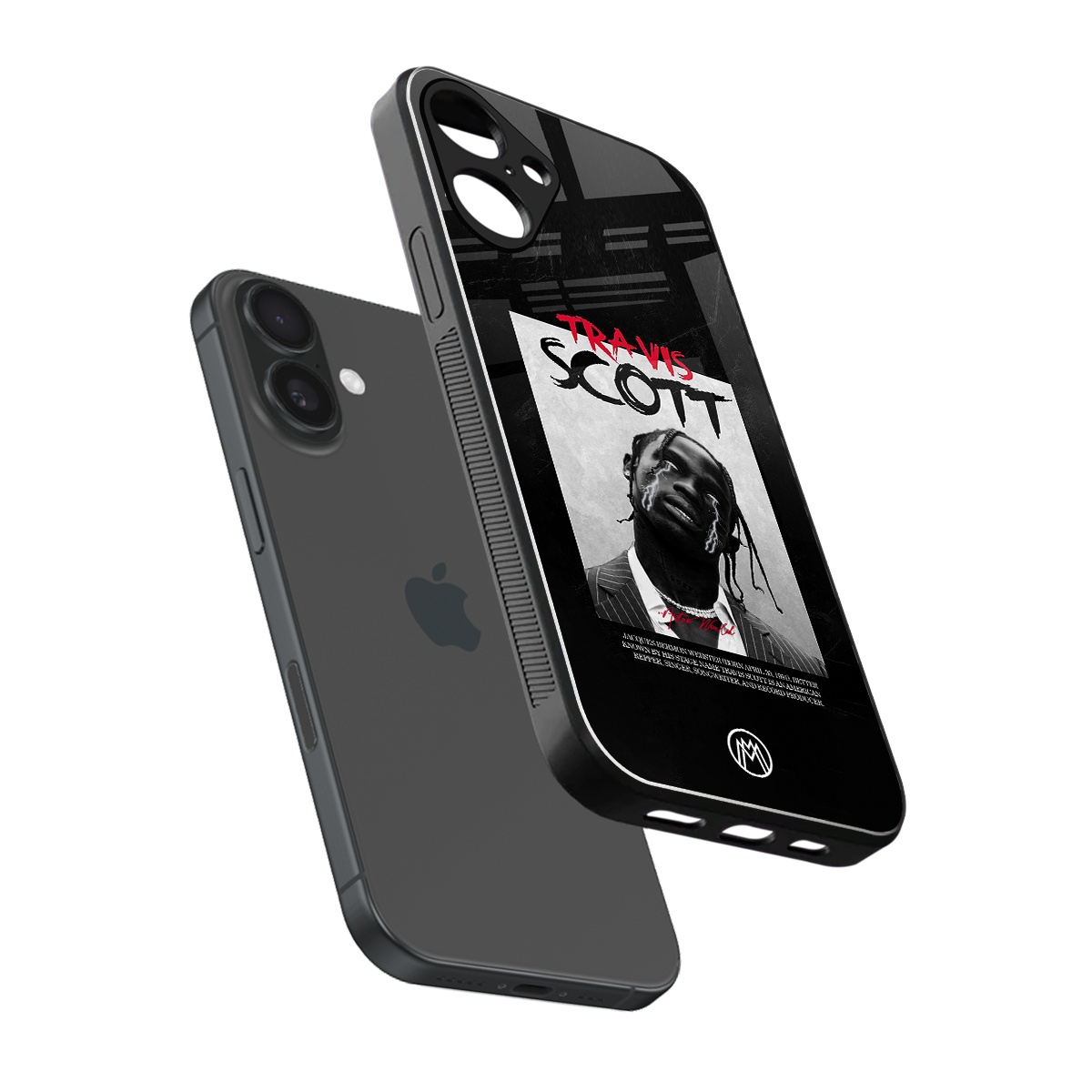astro world back phone cover | glass case for iphone 16 plus