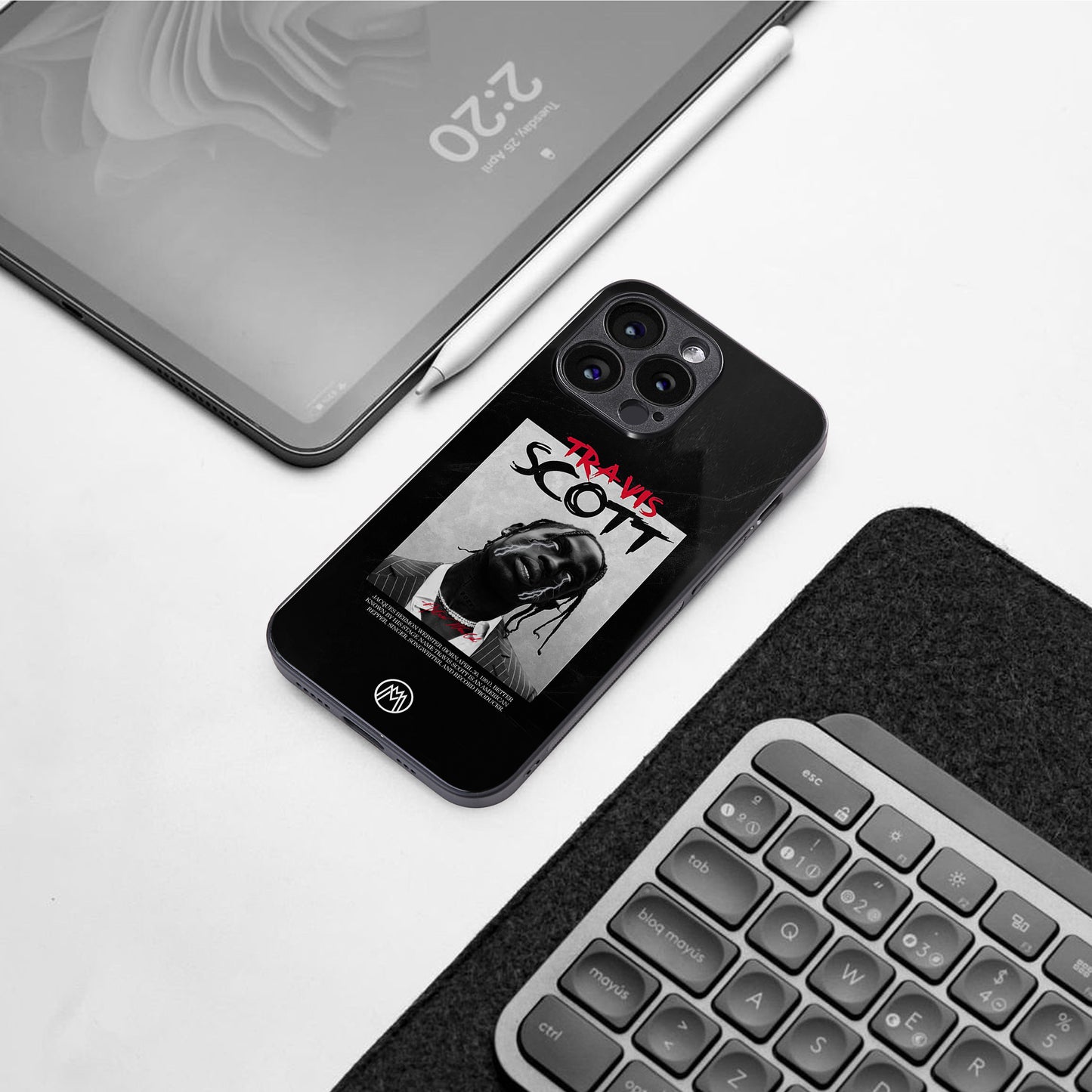astro world back phone cover | glass case for iphone 16 pro max