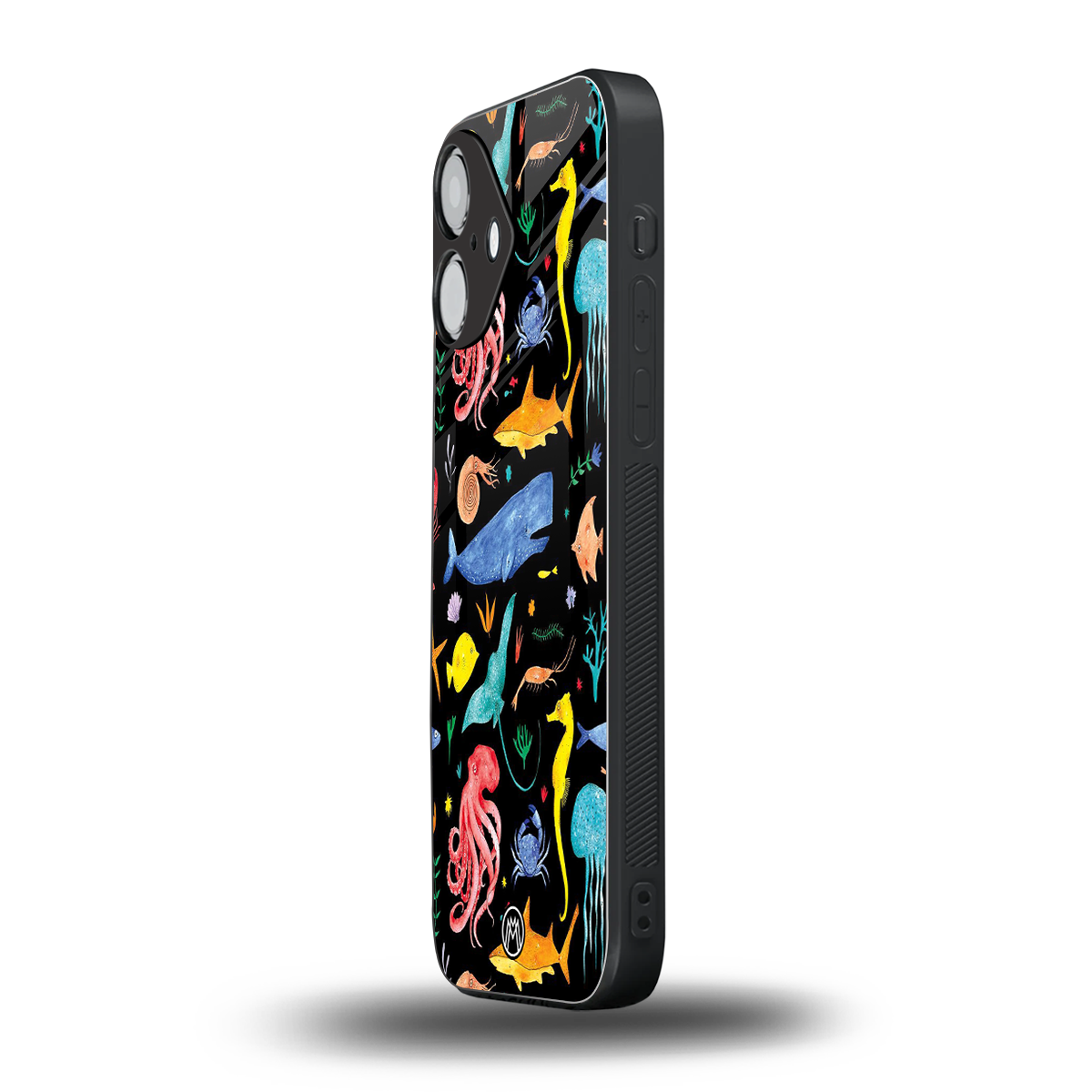 atomic ocean back phone cover | glass case for iphone 16