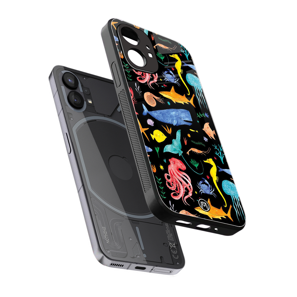 atomic ocean back phone cover | glass case for nothing phone 1