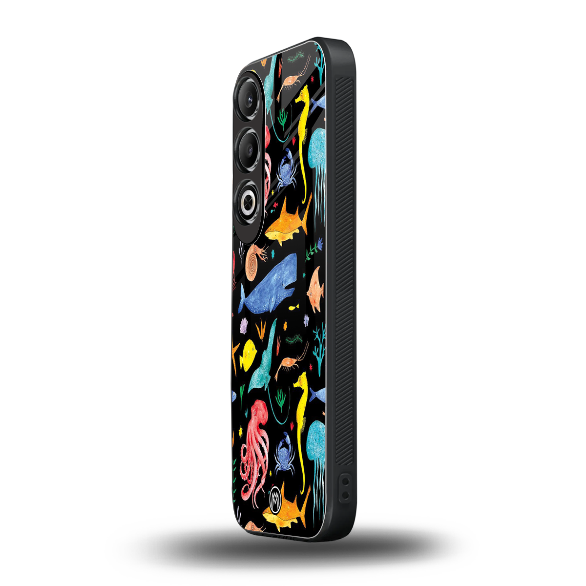 atomic ocean back phone cover | glass case for oneplus nord ce 4