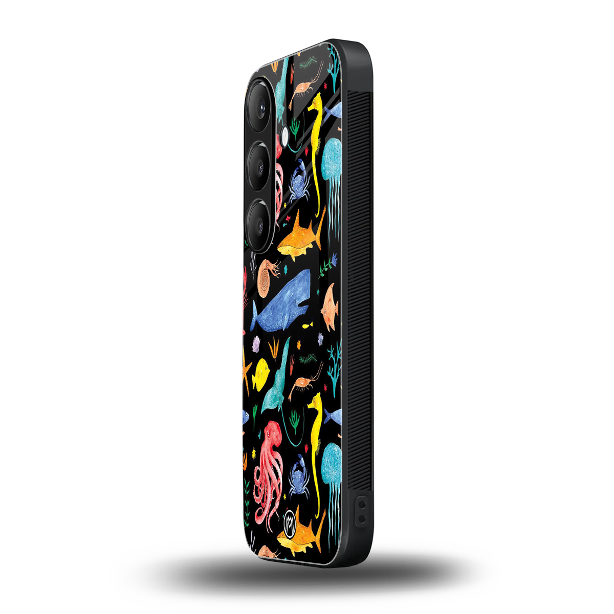 atomic ocean back phone cover | glass case for samsung galaxy s24 fe