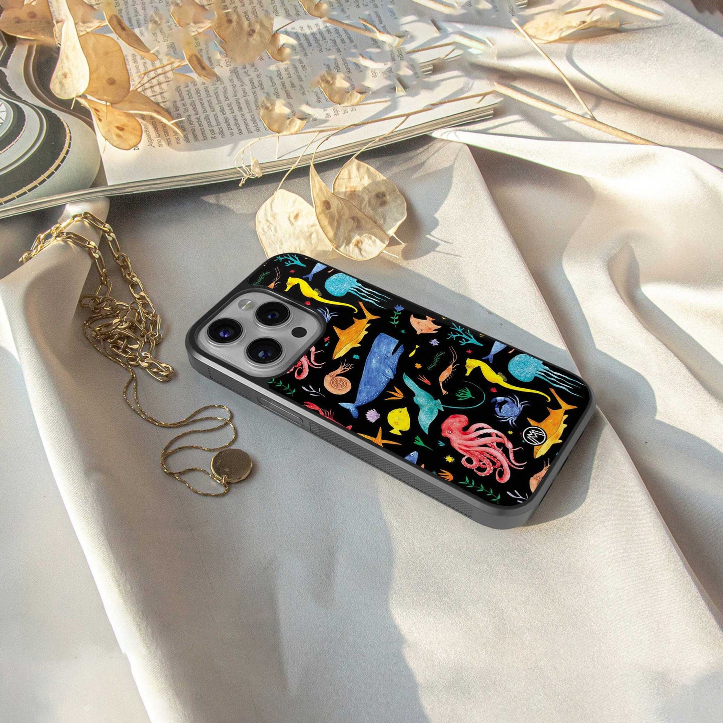 atomic ocean back phone cover | glass case for nothing phone 1