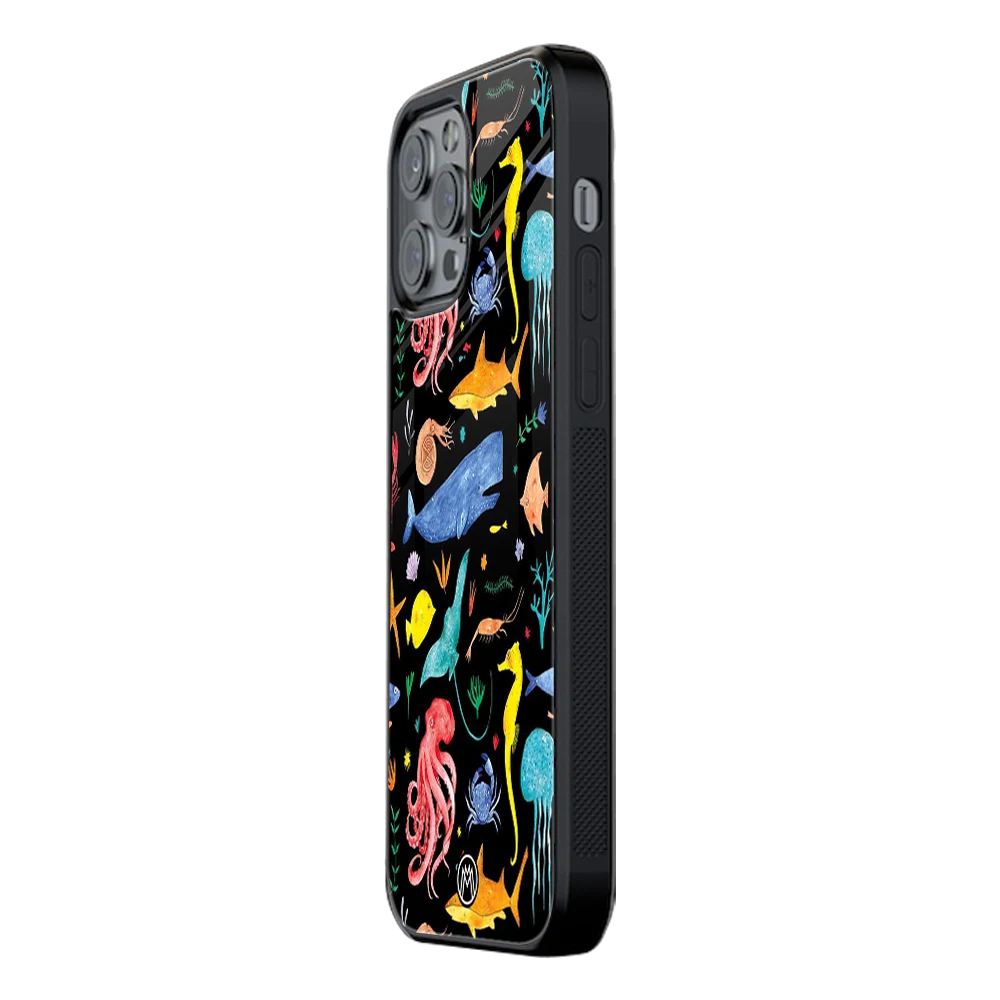 Slim Glass Back Phone Case for Multiple Brands โ iPhone, Samsung, Redmi, OnePlus, Oppo, Vivo