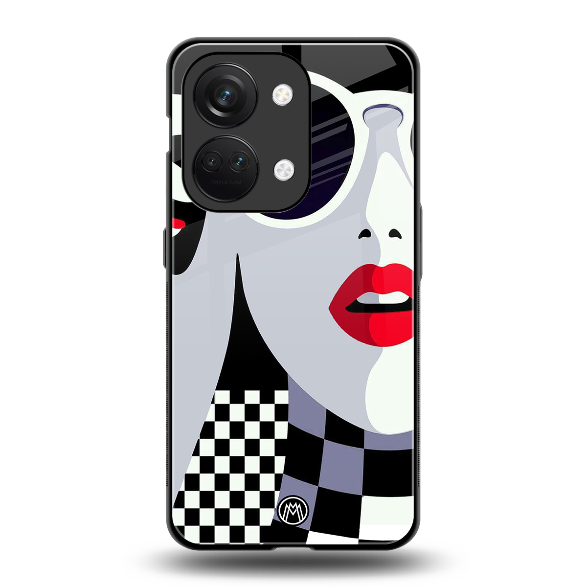 attitude queen back phone cover | glass case for oneplus nord 3