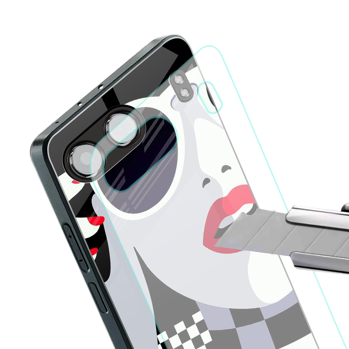 attitude queen back phone cover | glass case for oneplus nord 4
