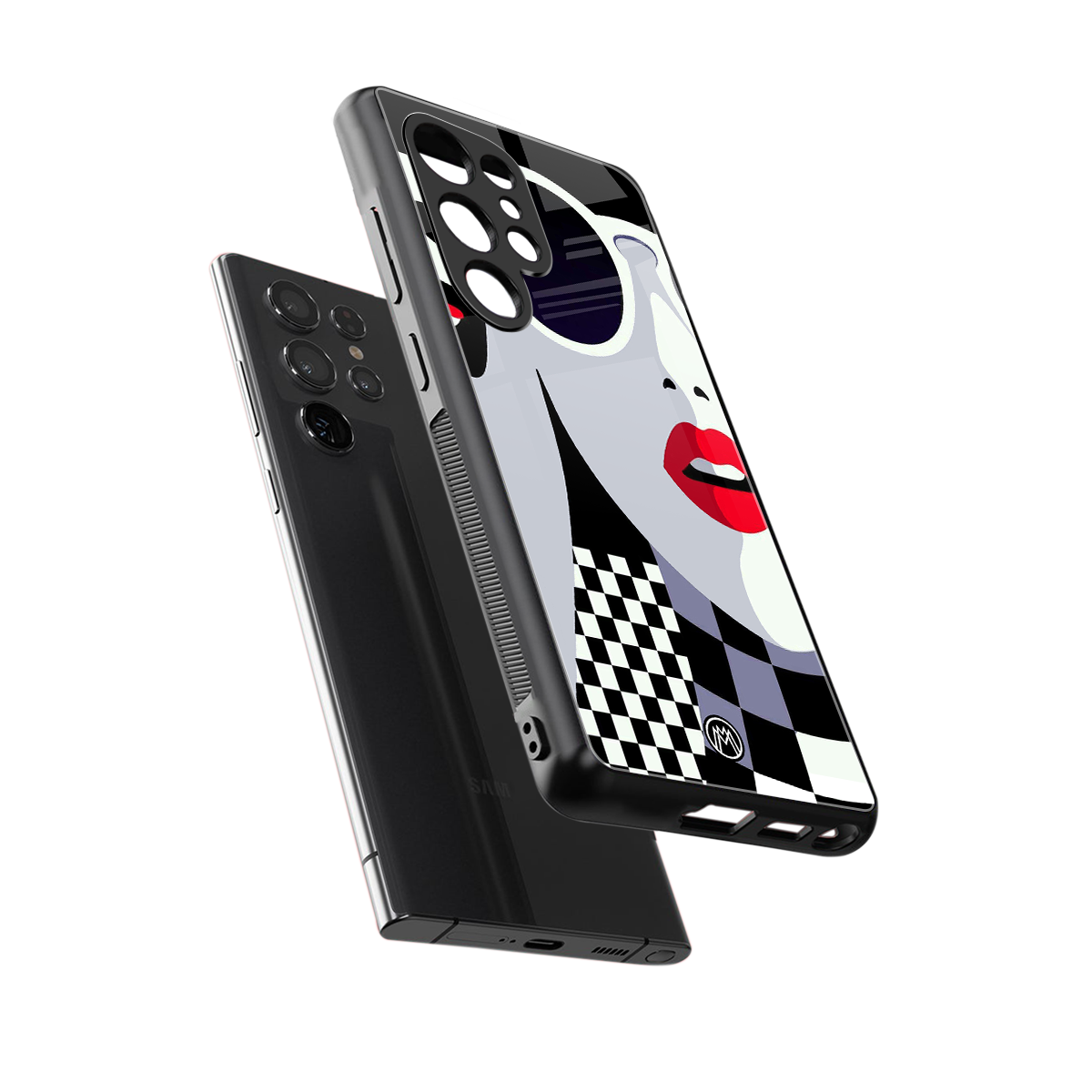 attitude queen back phone cover | glass case for samsung galaxy s25 ultra
