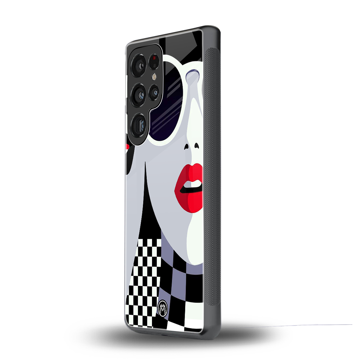attitude queen back phone cover | glass case for samsung galaxy s25 ultra
