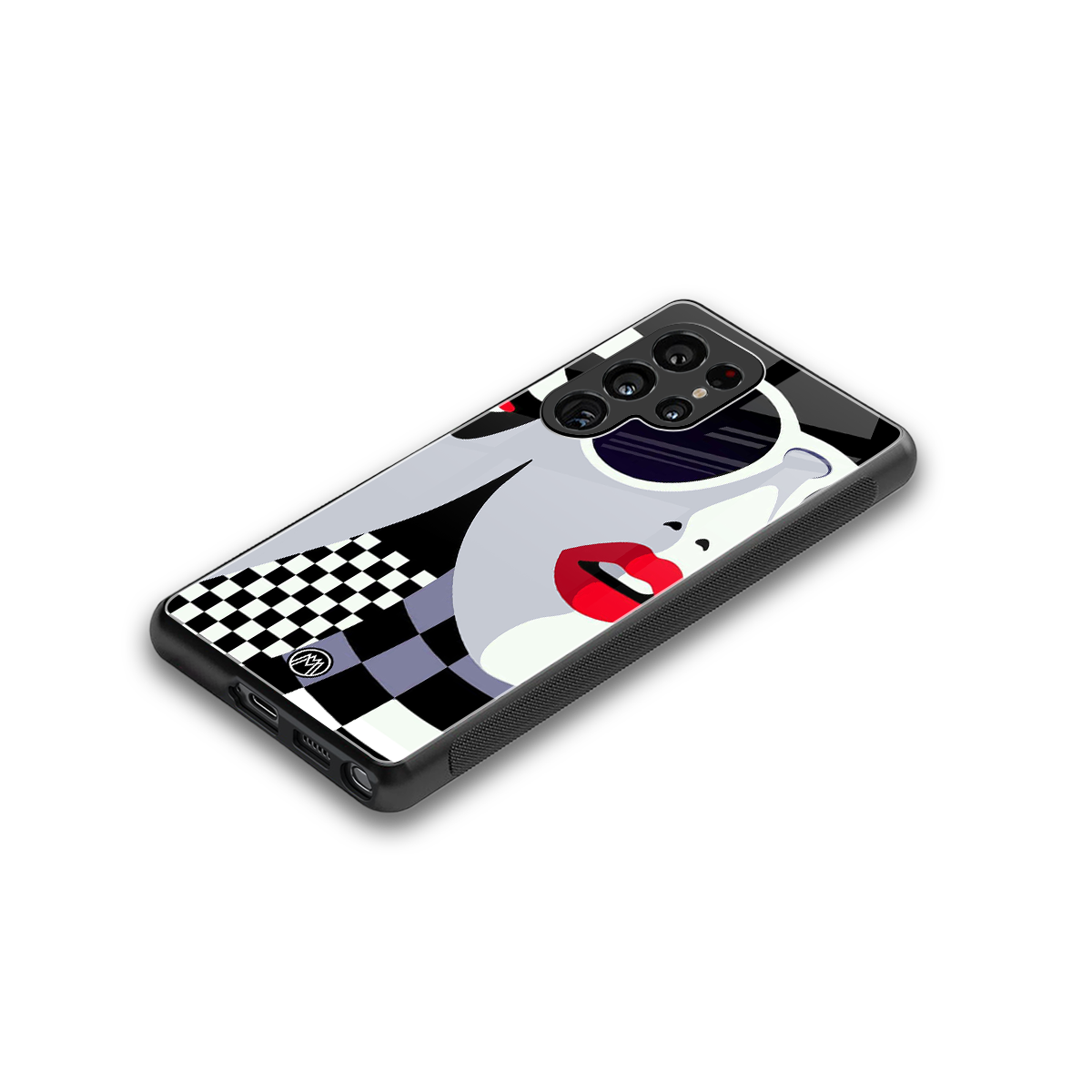 attitude queen back phone cover | glass case for samsung galaxy s25 ultra