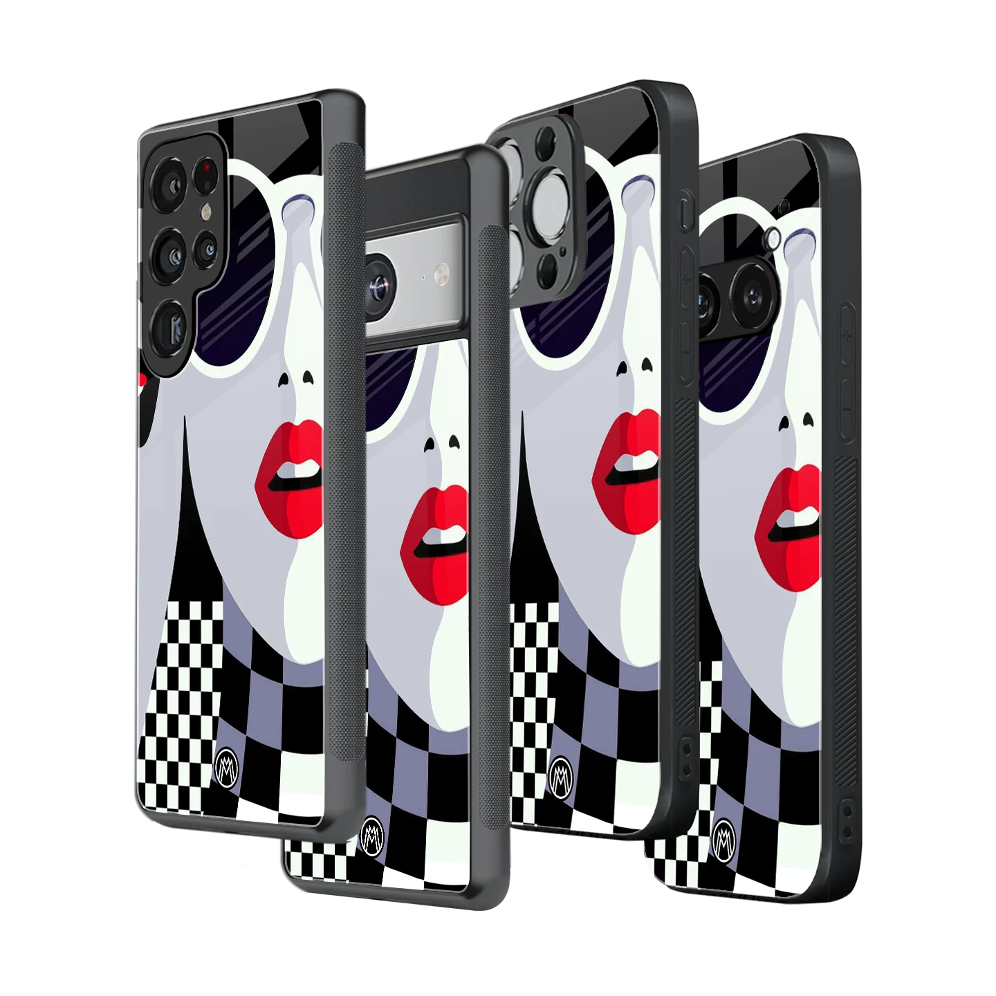 Stylish Glass Back Case for All Smartphones โ iPhone, Samsung, OnePlus, Pixel, Redmi, Oppo, Vivo, Motorola