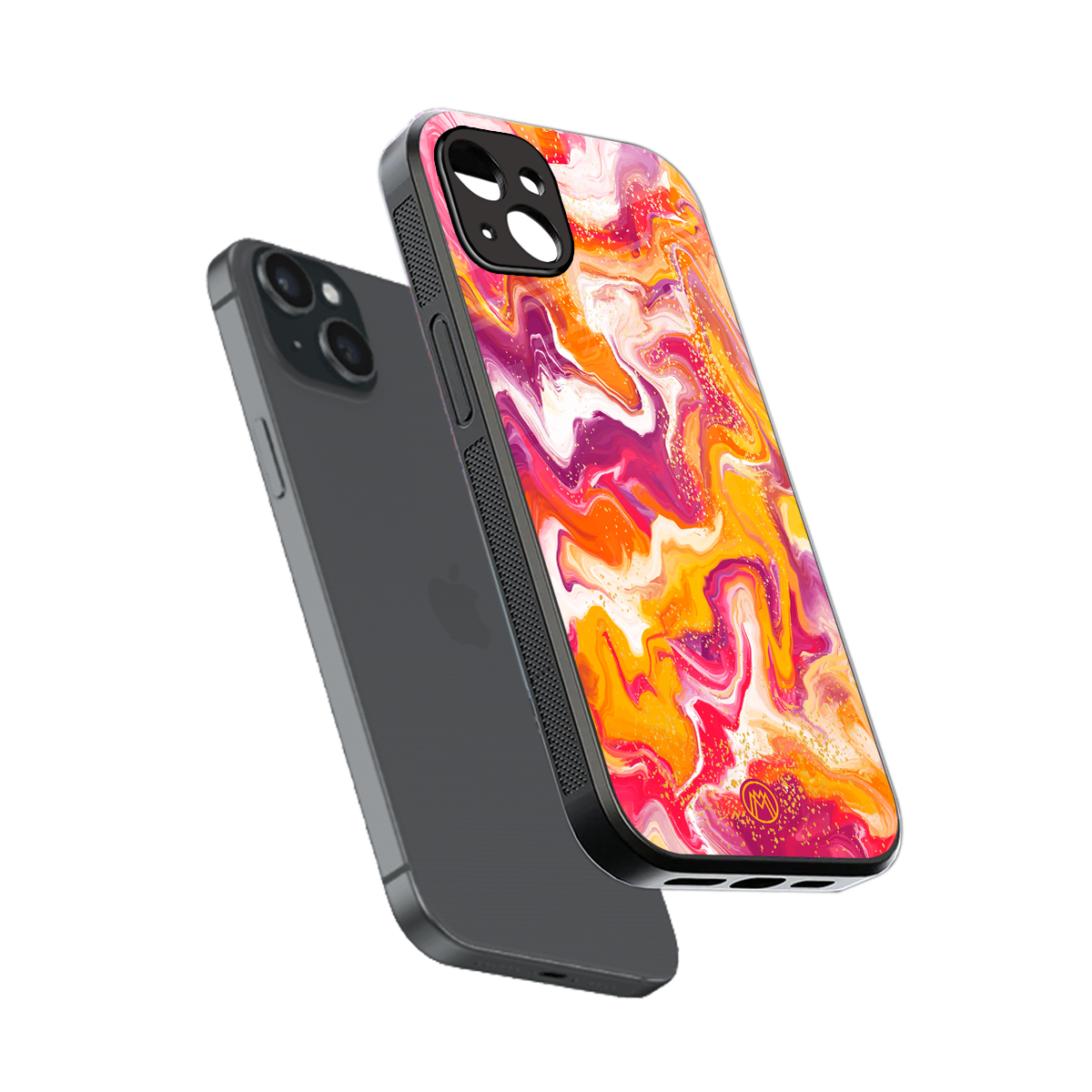 aureolin grape jam back phone cover | glass case for iphone 14 plus