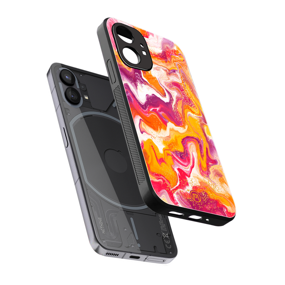 aureolin grape jam back phone cover | glass case for nothing phone 1
