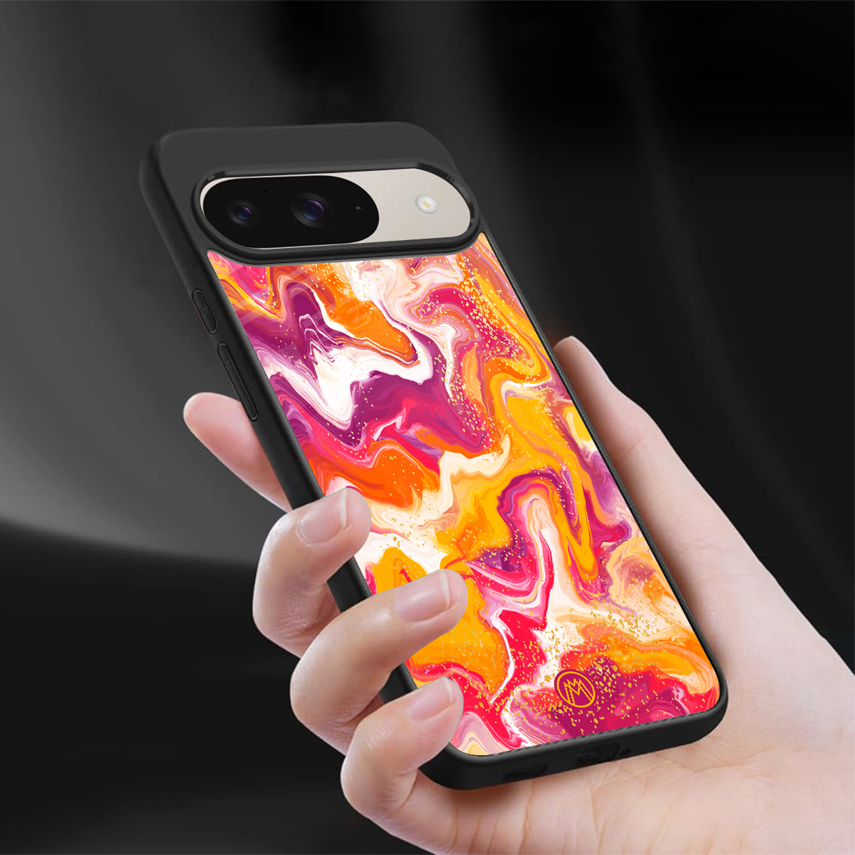 aureolin grape jam back phone cover | glass case for google pixel 9