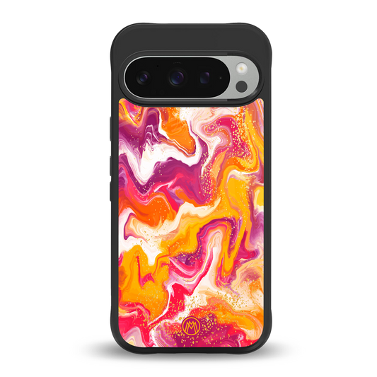 aureolin grape jam back phone cover | glass case for google pixel 9 pro