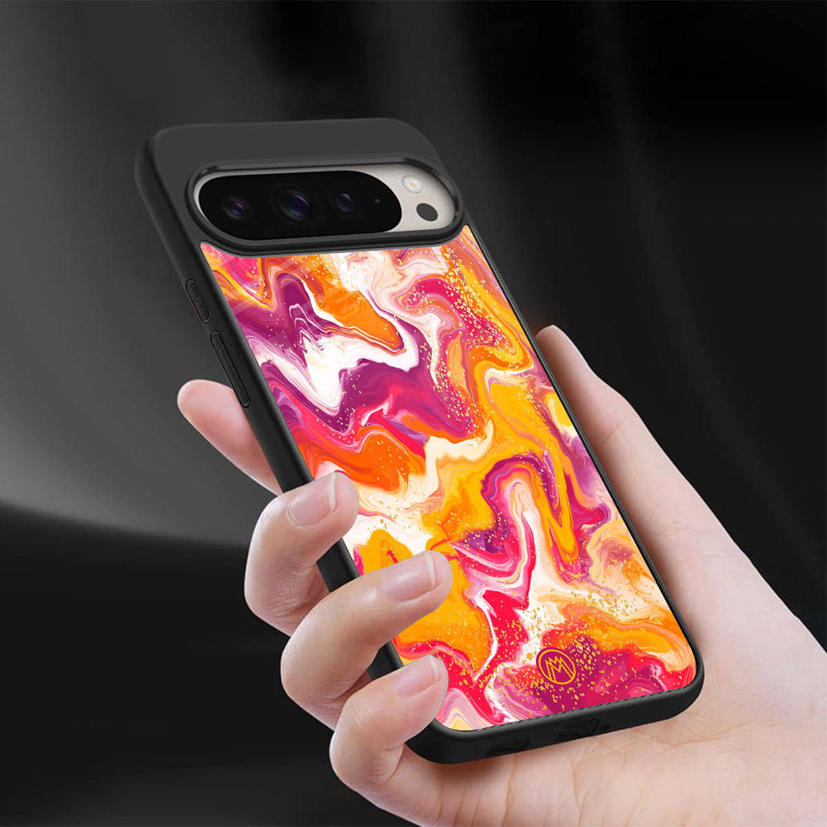 aureolin grape jam back phone cover | glass case for google pixel 9 pro