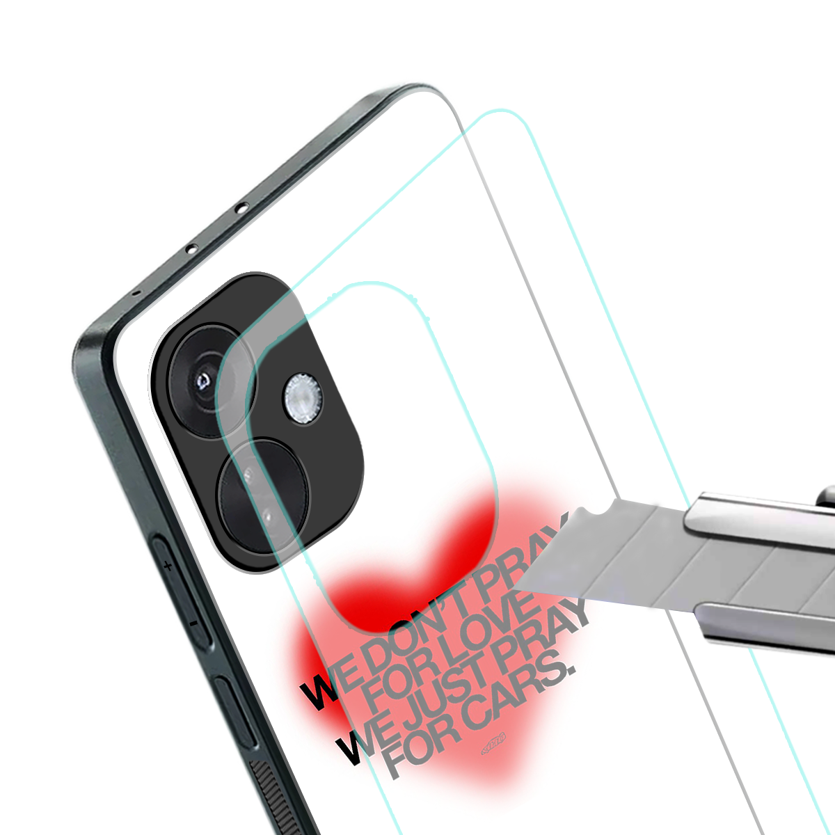 auto lust back phone cover | glass case for oneplus nord ce 3