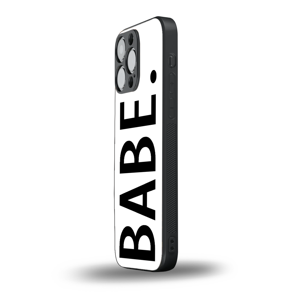 babe back phone cover | glass case for iphone 16 pro max