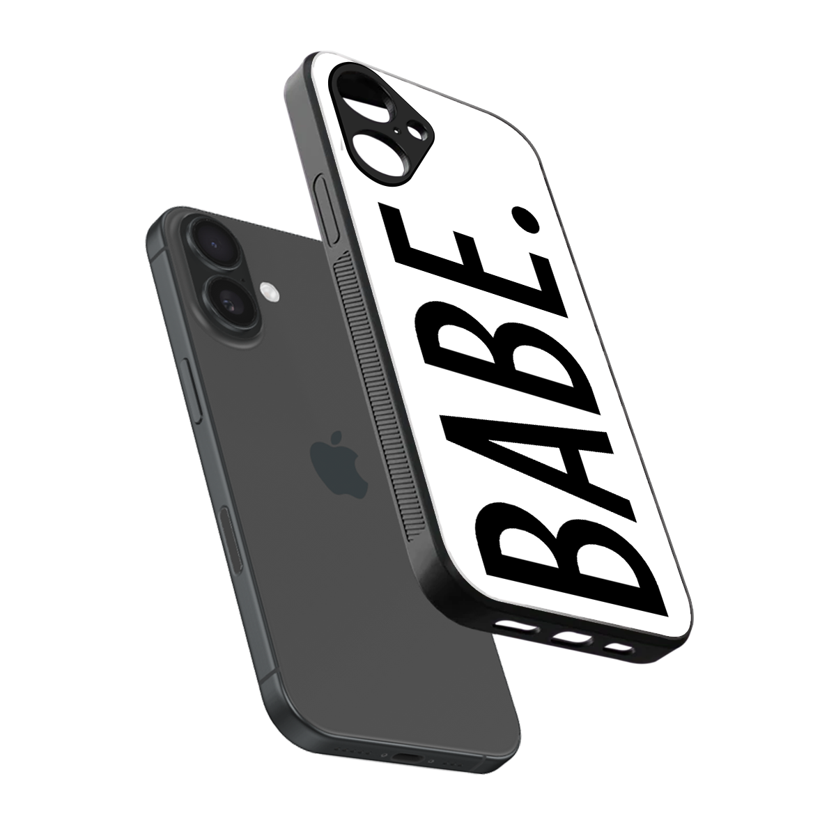 babe back phone cover | glass case for iphone 16