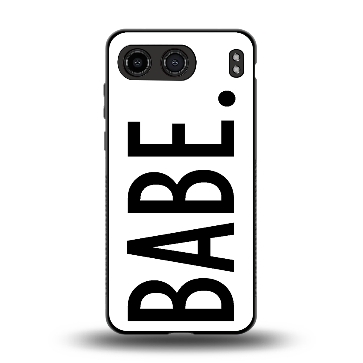 babe back phone cover | glass case for oneplus nord 4