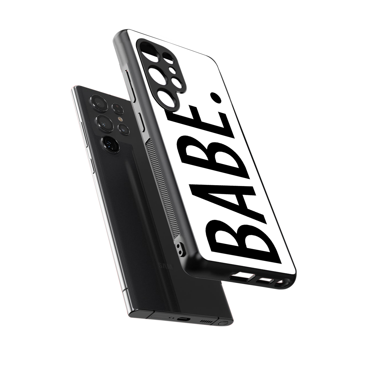 babe back phone cover | glass case for samsung galaxy s25 ultra