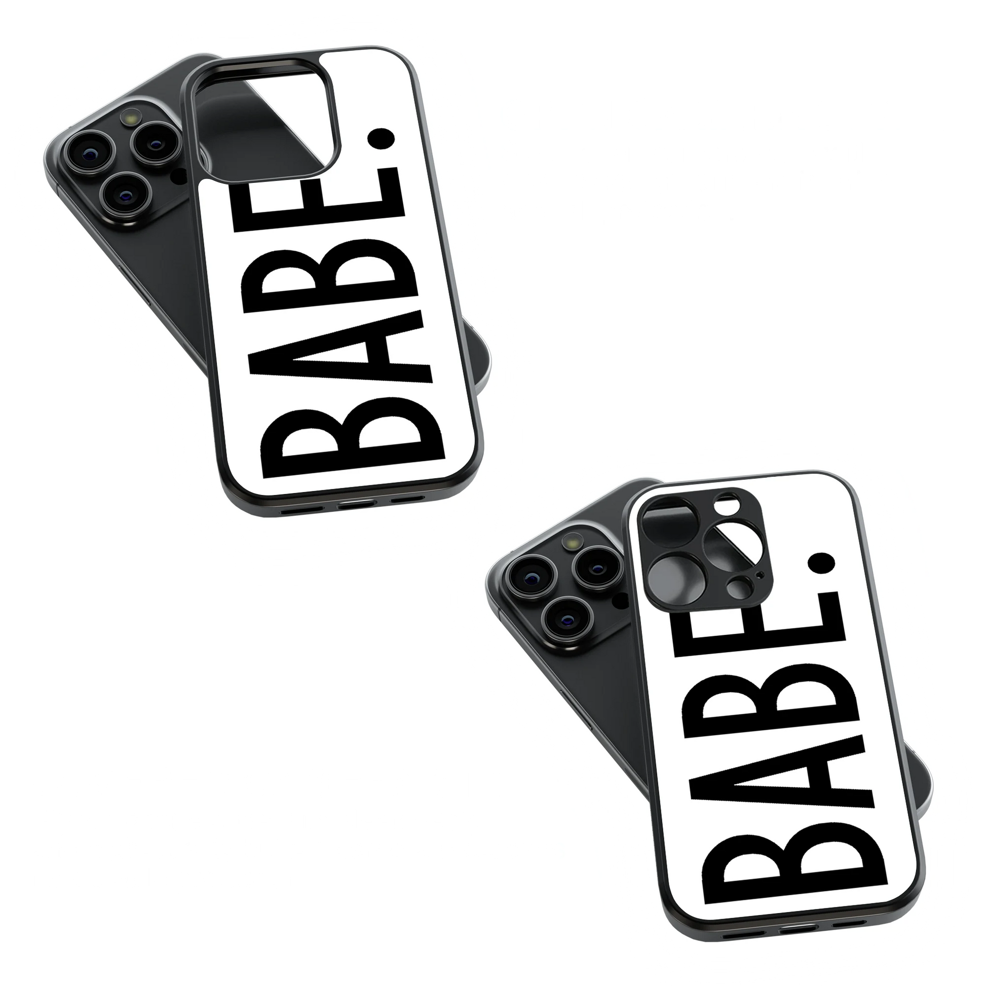 Trendy Glass Back Mobile Case for iPhone, Samsung, Redmi, OnePlus, Google Pixel, Motorola