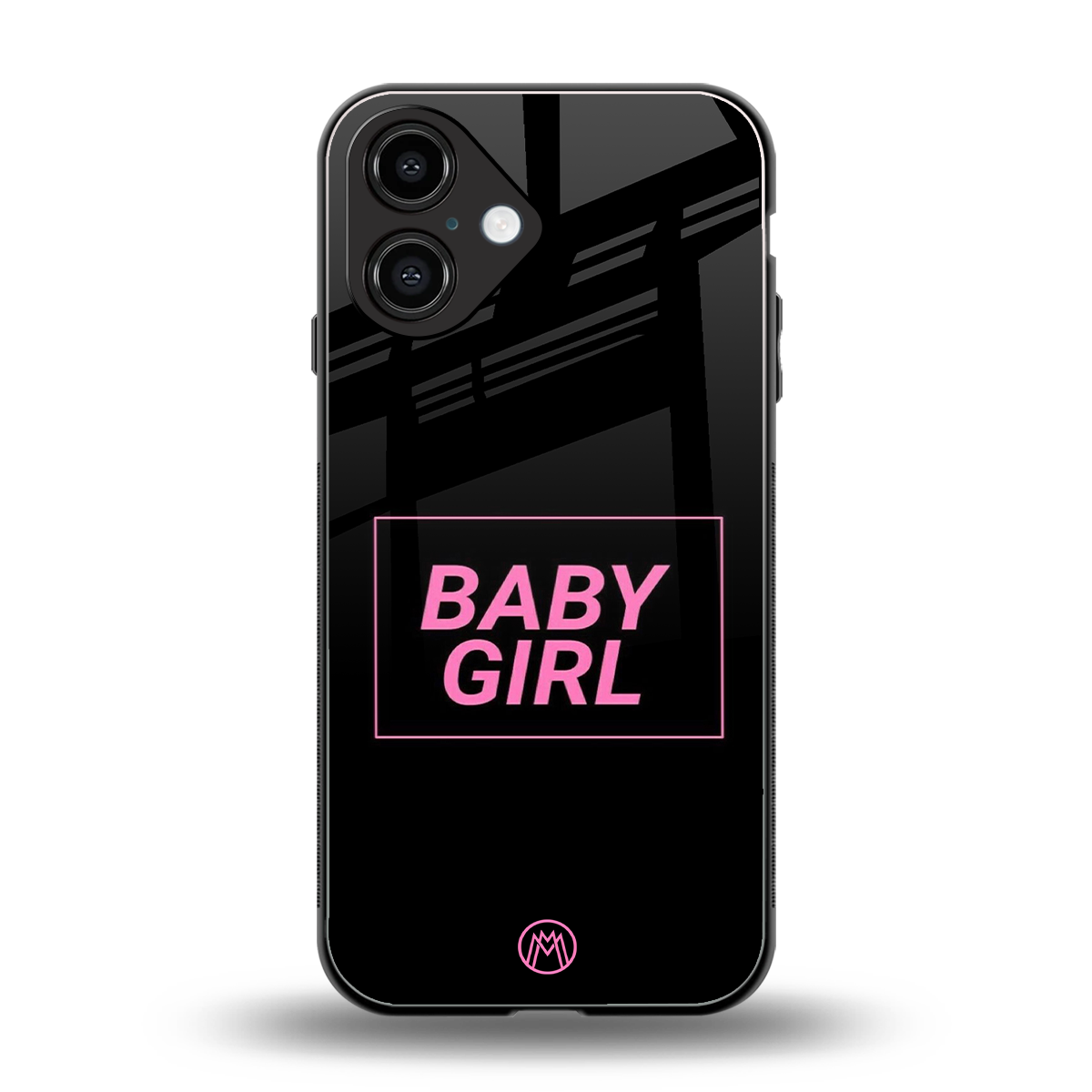 baby girl back phone cover | glass case for iphone 16