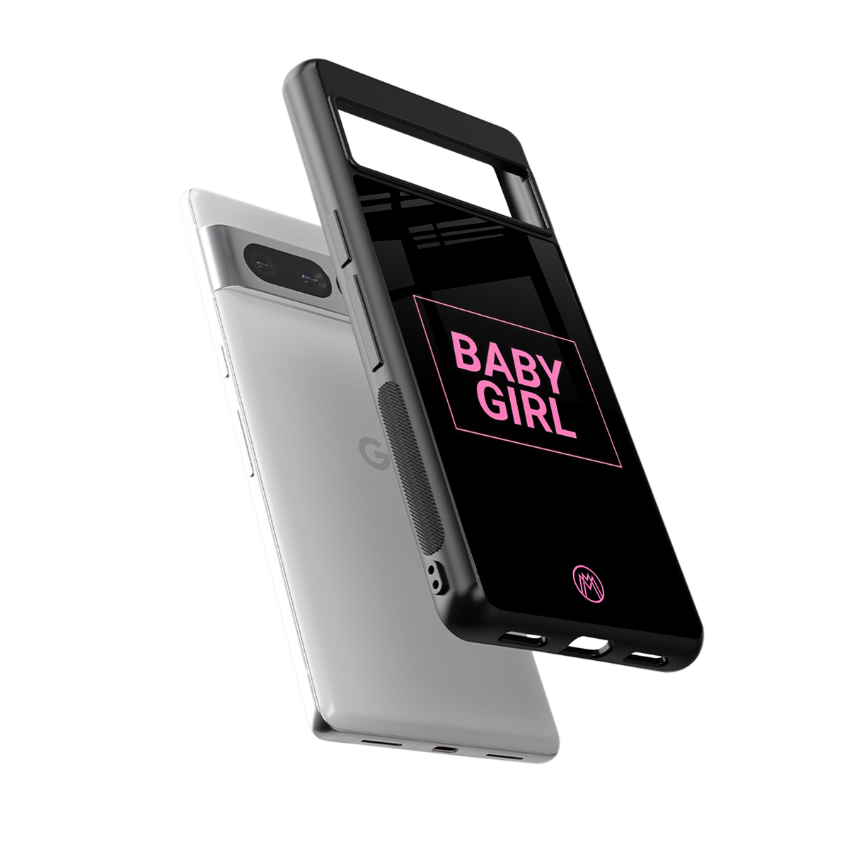 baby girl back phone cover | glass case for google pixel 7 pro