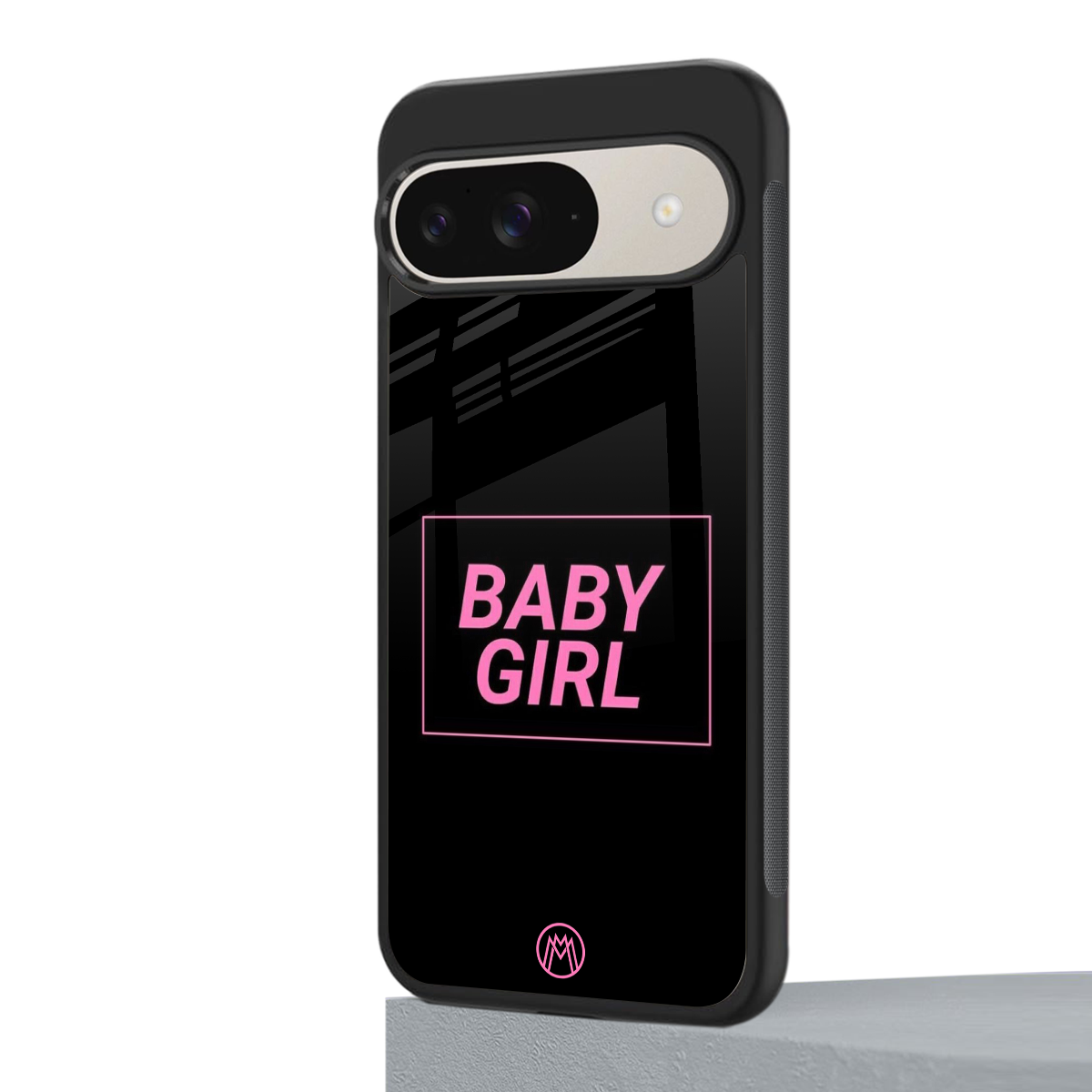 baby girl back phone cover | glass case for google pixel 9