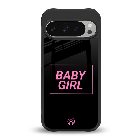 baby girl back phone cover | glass case for google pixel 9 pro
