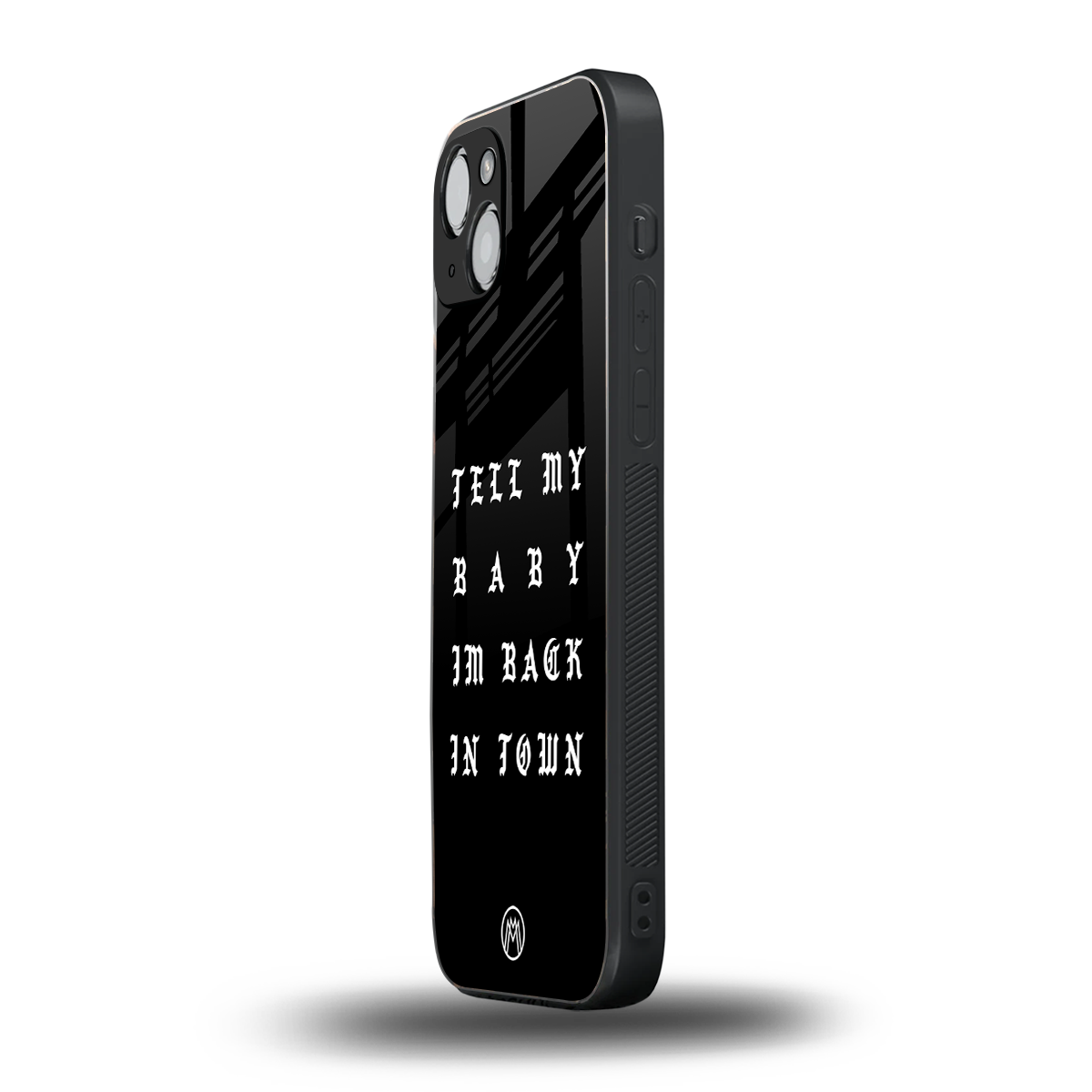 back in town back phone cover | glass case for iphone 15