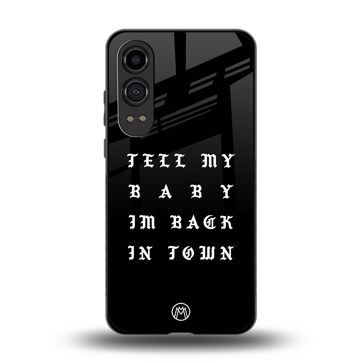 back in town back phone cover | glass case for oneplus nord ce 4 lite