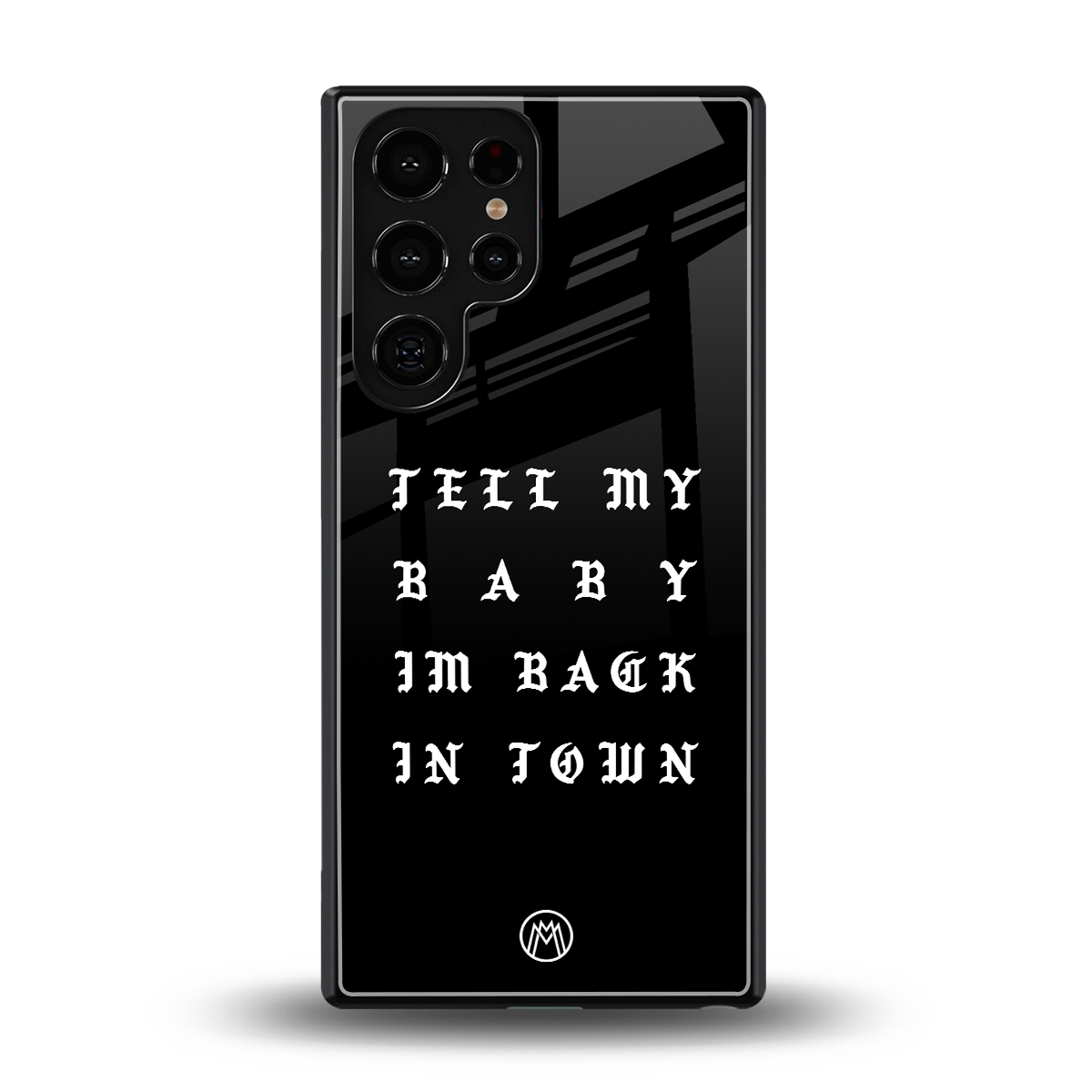 back in town back phone cover | glass case for samsung galaxy s25 ultra
