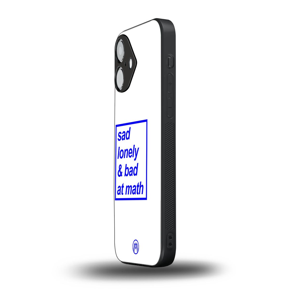 bad at math back phone cover | glass case for iphone 16