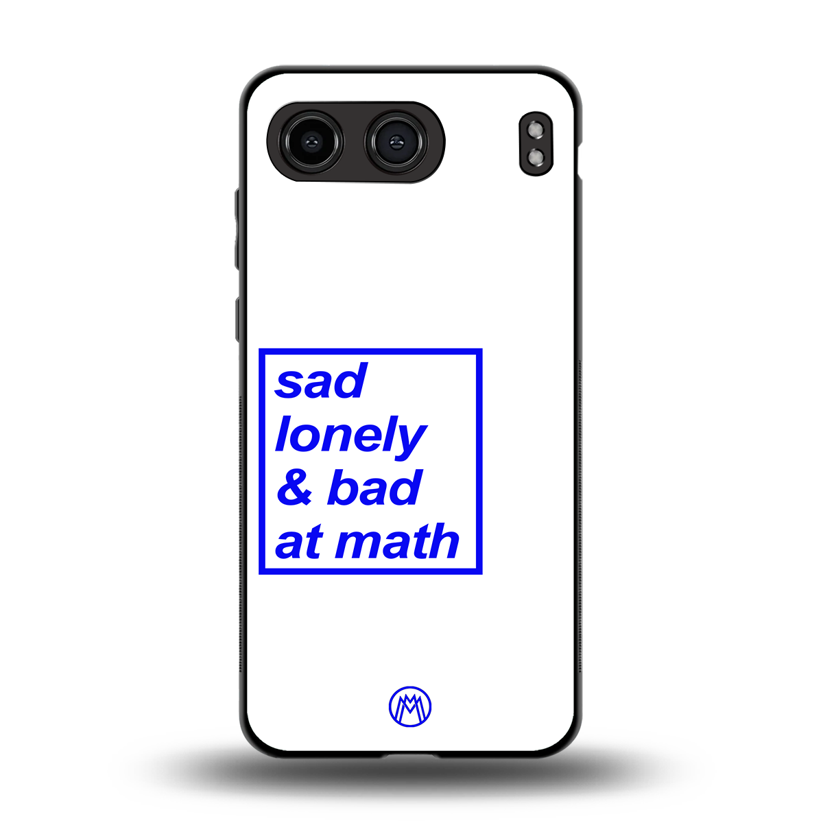 bad at math back phone cover | glass case for oneplus nord 4