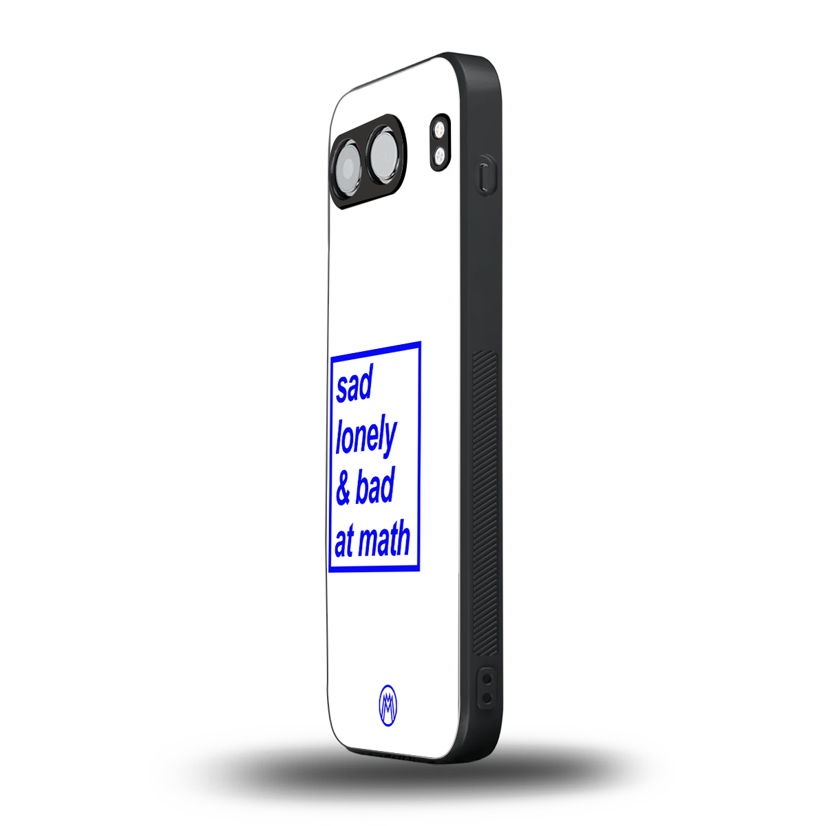bad at math back phone cover | glass case for oneplus nord 4